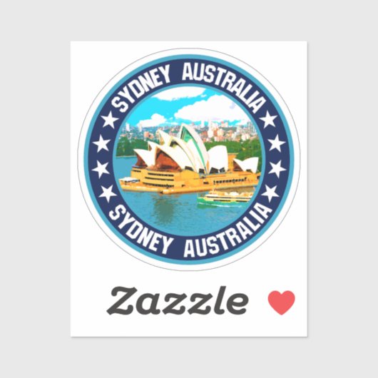 Sticker Sydney (Feuille)