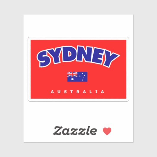 Sticker Sydney (Feuille)