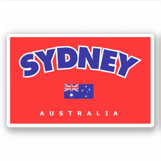 Sticker Sydney (Devant)