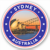 Sticker Sydney Opera House, Australie, Sydney (Devant)