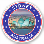 Sticker Sydney Opera House, Australie, Sydney (Devant)