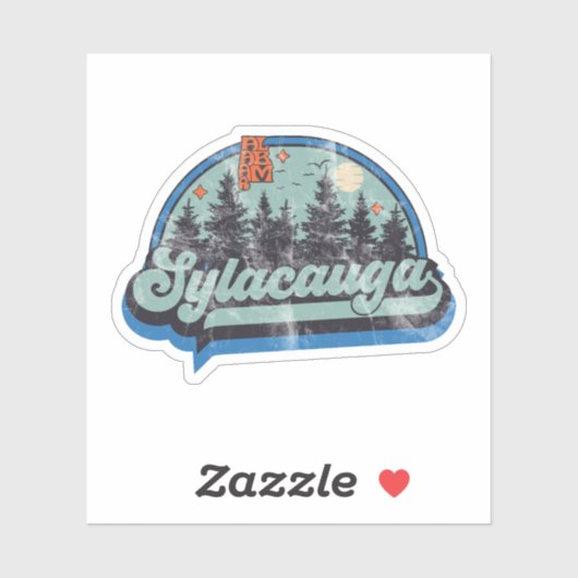Sticker Sylacauga, Alabama (Feuille)