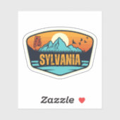 Sticker Sylvania, Alabama (Feuille)