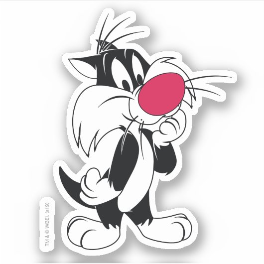 Sticker Sylvester Jr. | Pose classique (Devant)