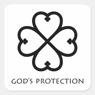 Sticker Symbole Adinkra de la Protection de Dieu (