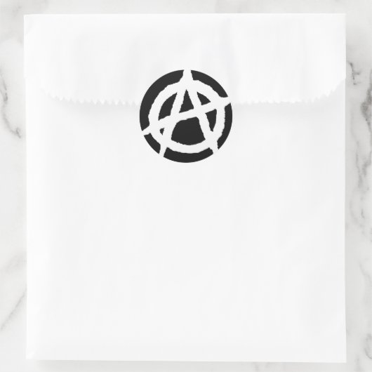 Sticker Symbole anarchique (Sac)