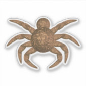 Sticker symbole arachnide doré (Devant)