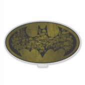 Sticker Symbole Batman | Crânes dans le logo de chaume (Devant)