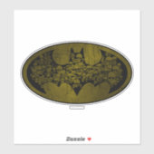 Sticker Symbole Batman | Crânes dans le logo de chaume (Feuille)