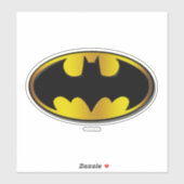 Sticker Symbole Batman | Logo de dégradé ovale (Feuille)