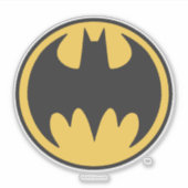 Sticker Symbole Batman | Logo du cercle jaune foncé (Devant)