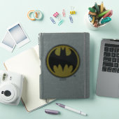 Sticker Symbole Batman | Logo du cercle jaune foncé (Couverture iPad)