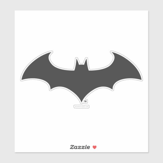 Sticker Symbole Batman | Logo Simple Bat Silhouette (Feuille)