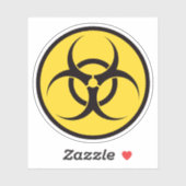 Sticker Symbole Biodanger (Feuille)