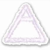 Sticker Symbole d'alchimie de l'élément d'air respiré pers (Devant)