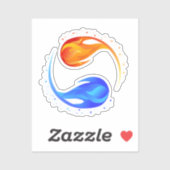 Sticker Symbole d'amour- (Feuille)