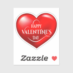 Sticker Symbole d'amour 3D en forme de coeur-5042