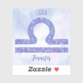 Sticker Symbole d'astrologie de la librairie Portable pers (Feuille)