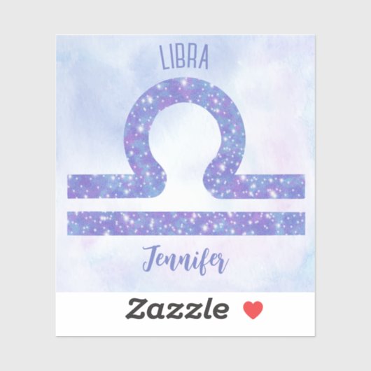 Sticker Symbole d'astrologie de la librairie Portable pers (Feuille)