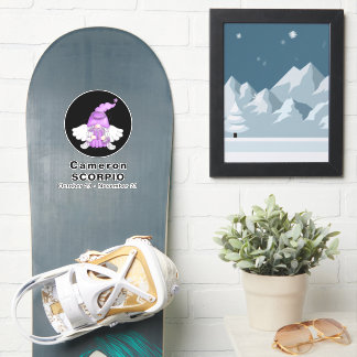 Sticker SYMBOLE D'Astrologie Gnome Scorpio Angel 8" Vinyl