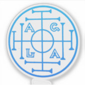 Sticker Symbole de bonne chance, symbole antique païen, bo (Devant)