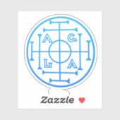 Sticker Symbole de bonne chance, symbole antique païen, bo (Feuille)