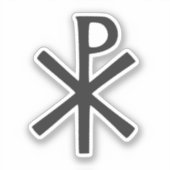 Sticker Symbole de Chi Rho (Recto)