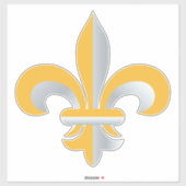 Sticker Symbole de Fleur de Lis (Feuille)