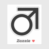 Sticker Symbole de genre Butch (Feuille)
