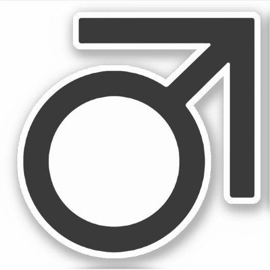 Sticker Symbole de genre Butch (Devant)