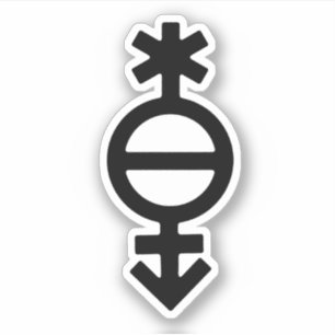 Sticker Symbole de genre pangender