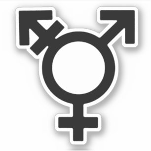 Sticker Symbole de genre transgenre