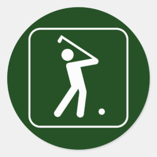 Sticker Symbole de Golf