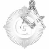 Sticker symbole de la franc-maçonnerie (Devant)