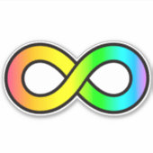 Sticker Symbole de la neurodiversité (Devant)