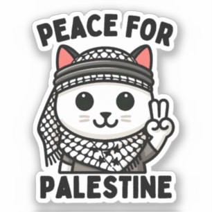 Sticker SYMBOLE DE LA Paix À La Palestine