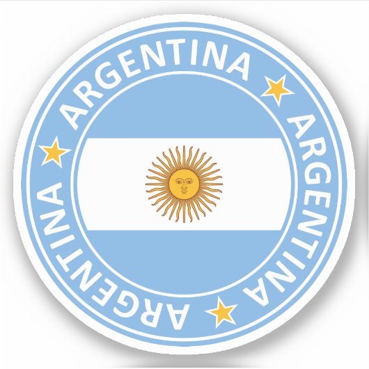 Sticker Symbole de l'Argentine (Devant)