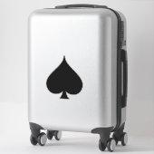 Sticker Symbole de l'épée noire (Sur valise)