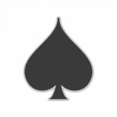 Sticker Symbole de l'épée noire (Devant)