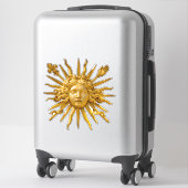 Sticker Symbole de Louis XIV le Roi Soleil (Sur valise)