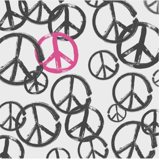 Sticker Symbole de paix (Devant)