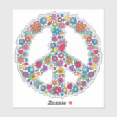 Sticker Symbole de paix (Feuille)