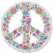 Sticker Symbole de paix (Devant)