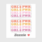 STICKER SYMBOLE DE PAIX FILLE (Feuille)