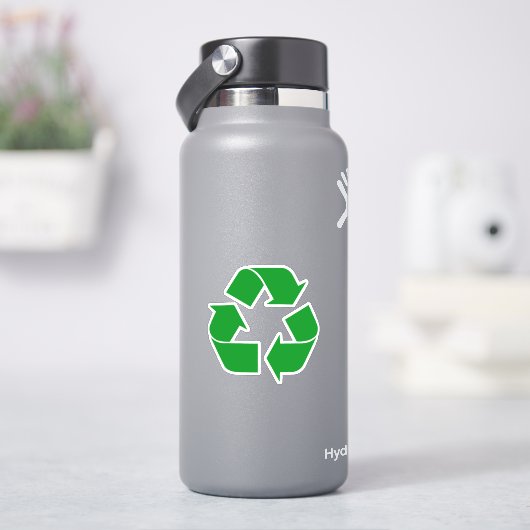 Sticker Symbole de recyclage - Vert (HydroFlask)