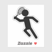Sticker Symbole de tennis masculin Sports (Feuille)