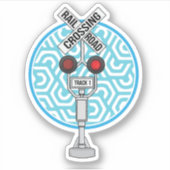 STICKER SYMBOLE DE TRAIN TRAVERSANT MAIN (Devant)