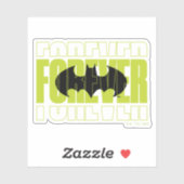 Sticker Symbole de typographie de Batman (Feuille)