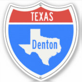 Sticker SYMBOLE DENON Texas (Devant)