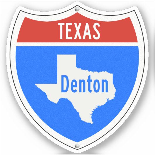 Sticker SYMBOLE DENON Texas (Devant)